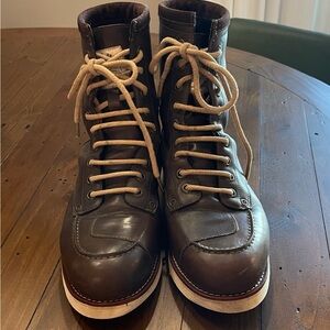 Indian Boots Classic MOC Riding Boot BROWN Leather - MENS sz 11
